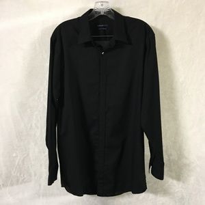 Men's Van Heusen Black Slim Fit - L - 16 32/33